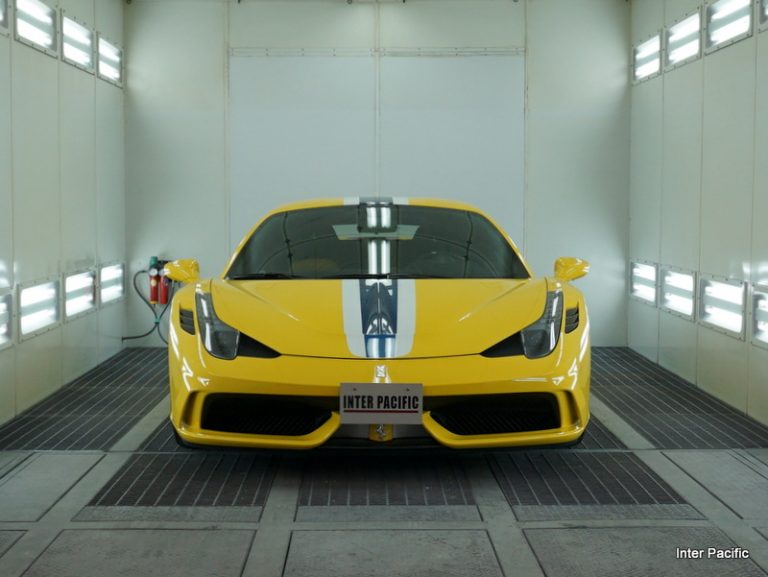 フェラーリ458スペチアーレ 【スプレー式】プロテクションフィルム 施工事例