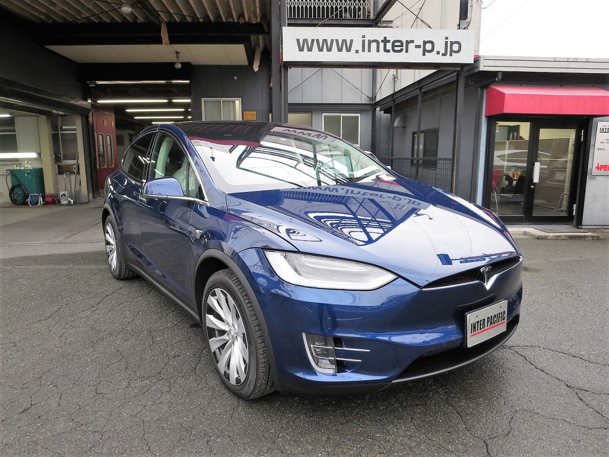 テスラ モデル X（TESLA MODEL X）　板金塗装 修理 事例