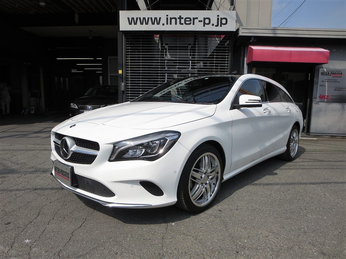 メルセデスベンツ CLA220シューティングブレーク　板金塗装 修理 事例